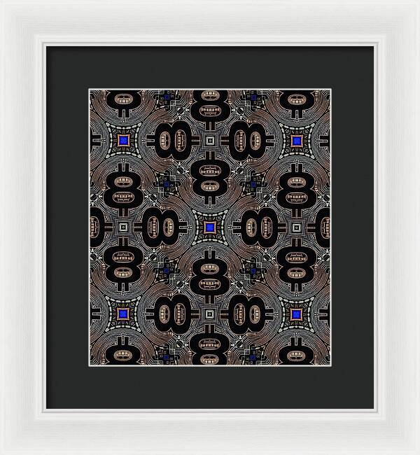 All 8s - Framed Print
