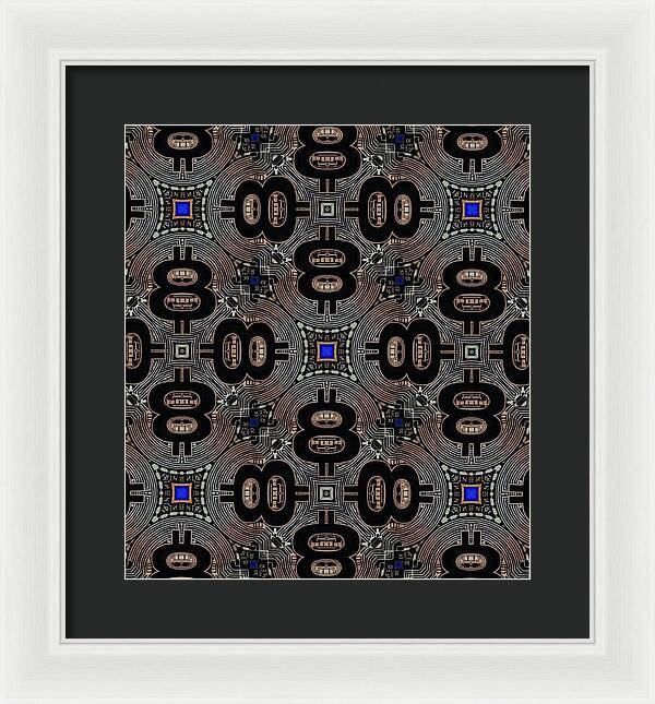 All 8s - Framed Print