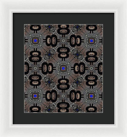 All 8s - Framed Print