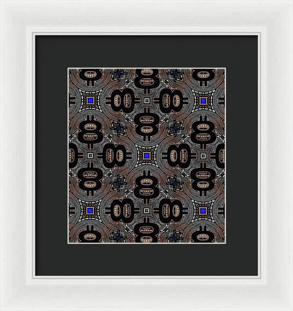 All 8s - Framed Print