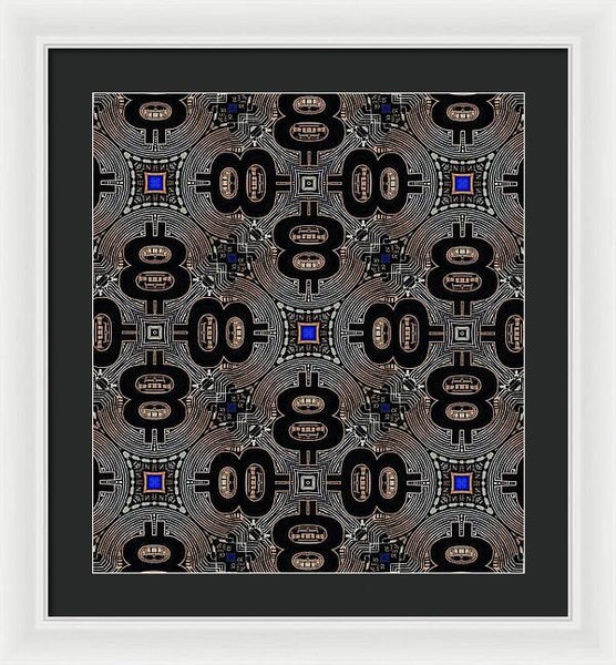 All 8s - Framed Print