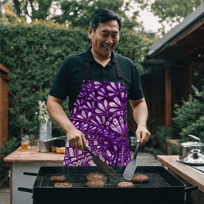 Purple Doodle Apron