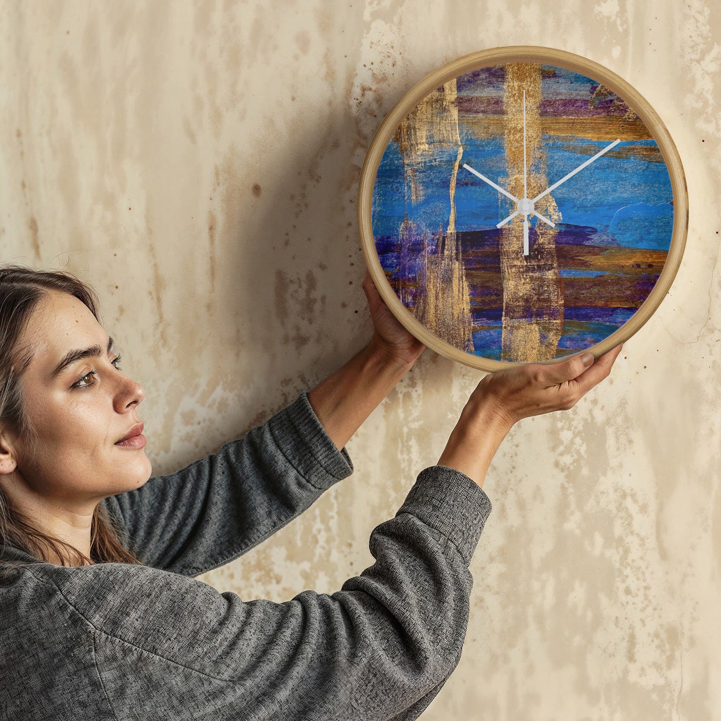 Desert Mirage Wall Clock