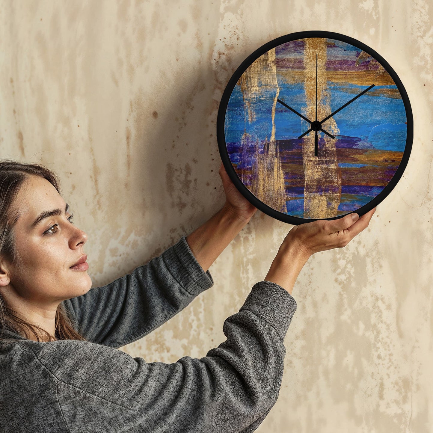Desert Mirage Wall Clock