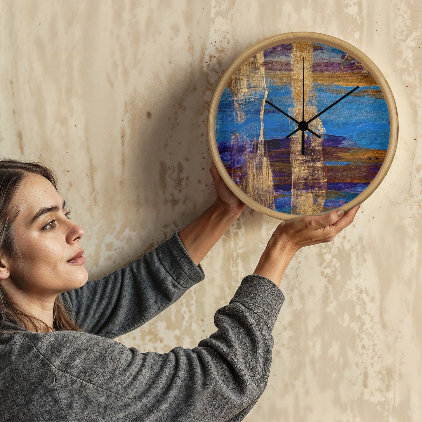 Desert Mirage Wall Clock