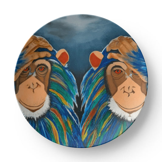 Monkeys In The Rain 10" Plate