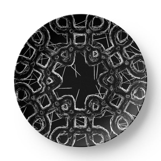 Black & White * 10" Plate