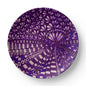 Purple Doodle 10" Plate