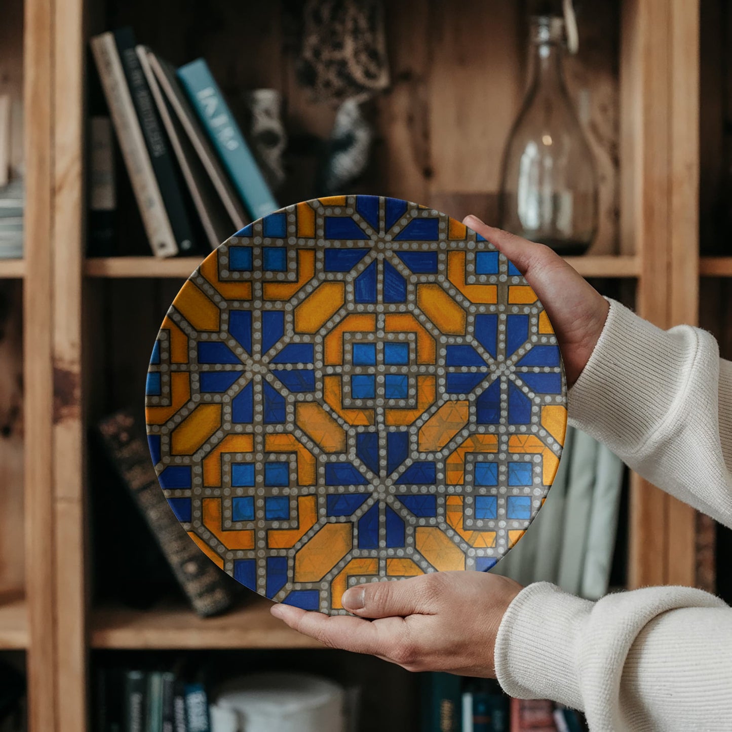 Mosaic Doodle 10" Plate