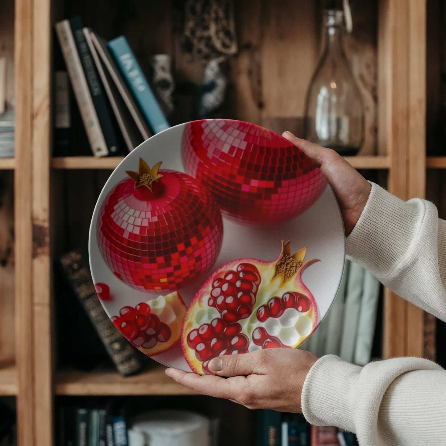 Disco Pomegranate 10" Plate