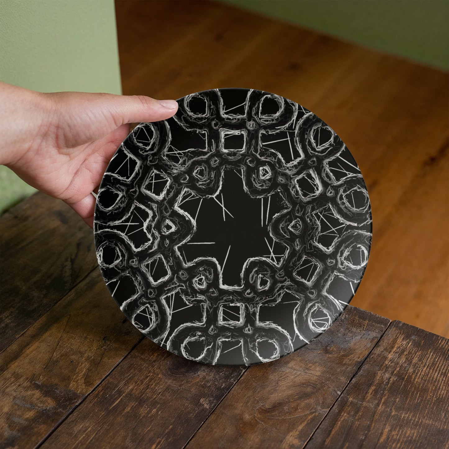 Black & White * 10" Plate