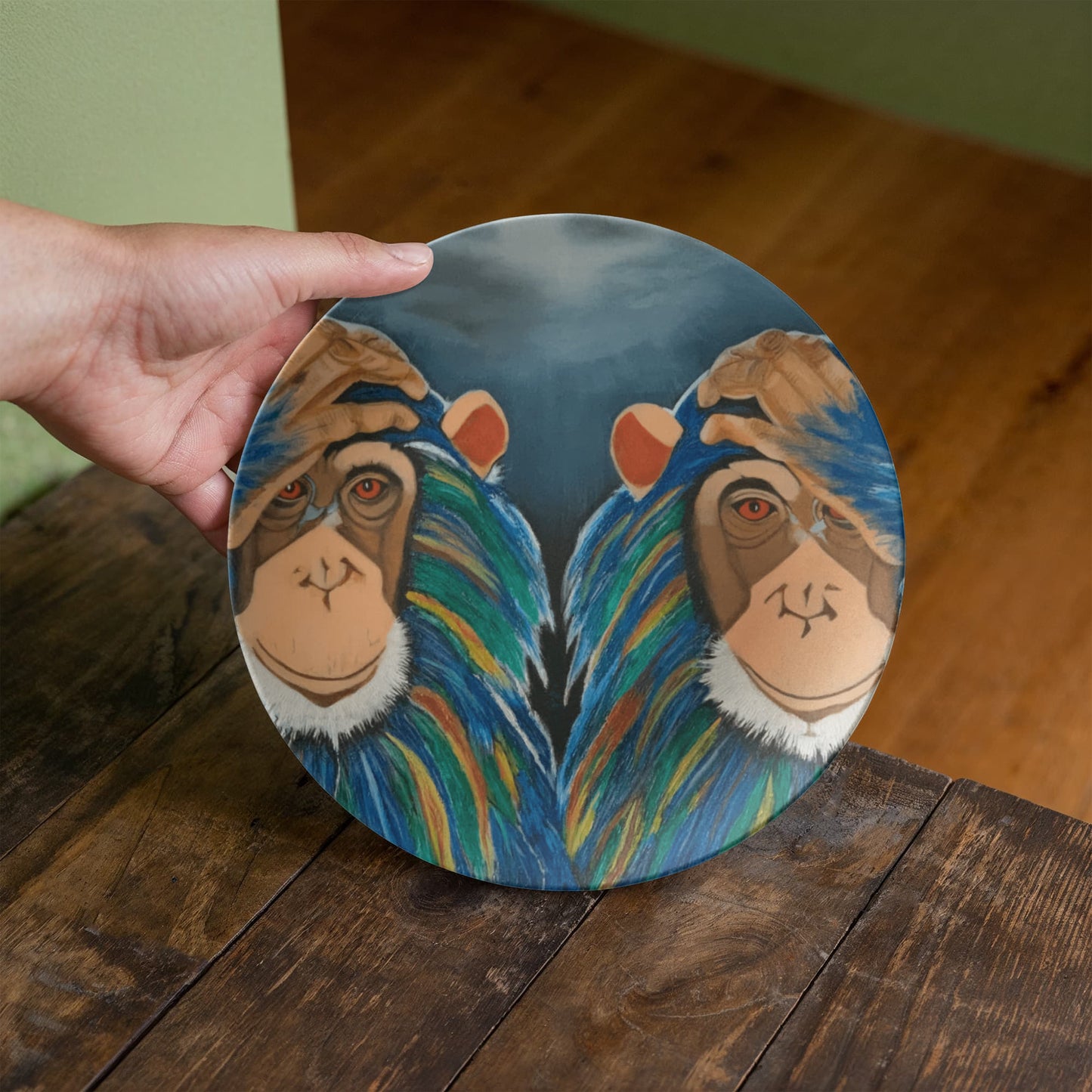 Monkeys In The Rain 10" Plate