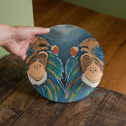 Monkeys In The Rain 10" Plate