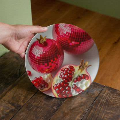 Disco Pomegranate 10" Plate