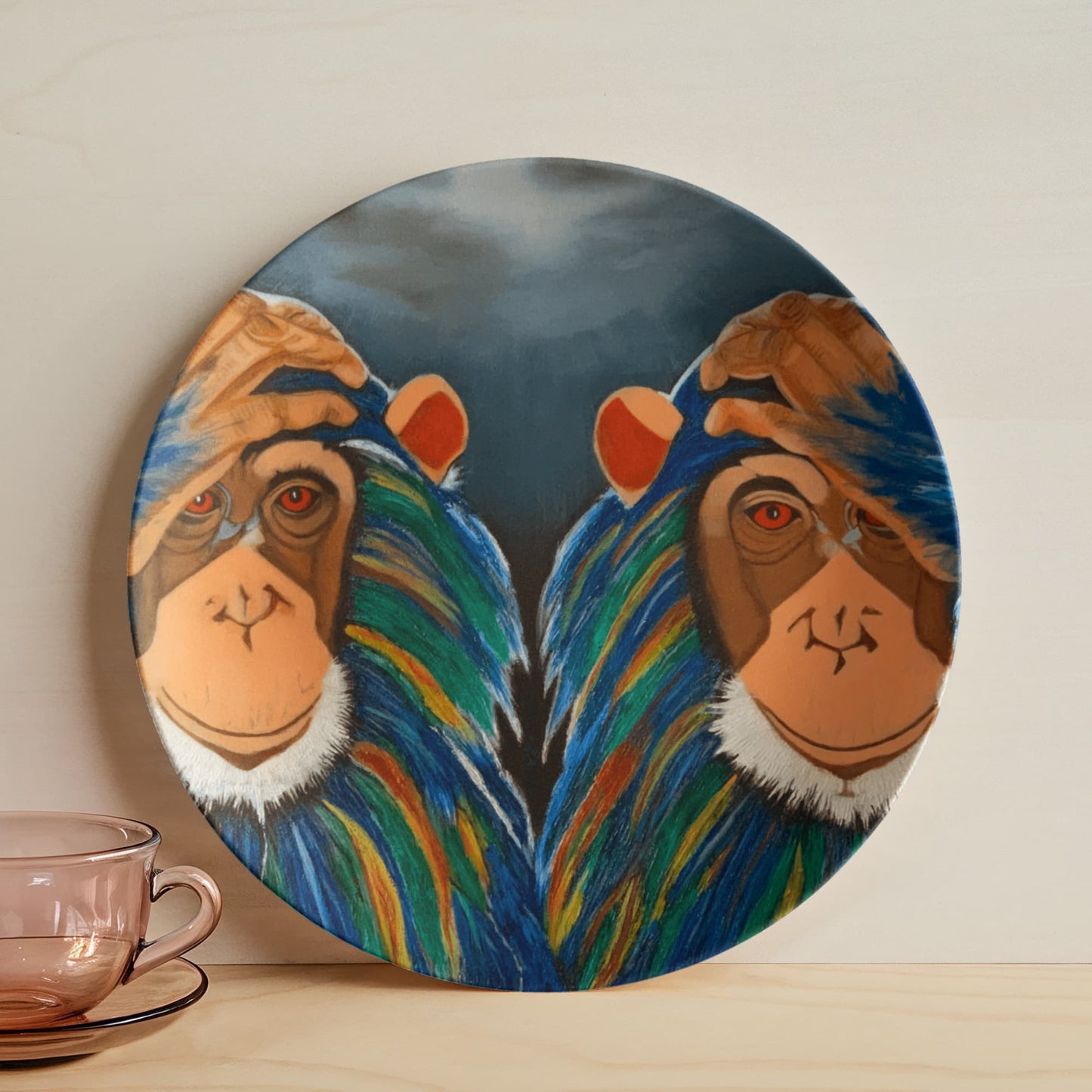 Monkeys In The Rain 10" Plate