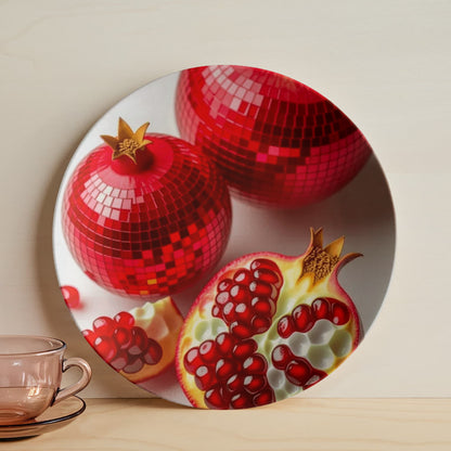 Disco Pomegranate 10" Plate