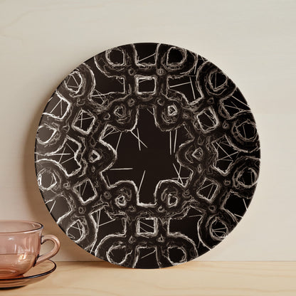 Black & White * 10" Plate