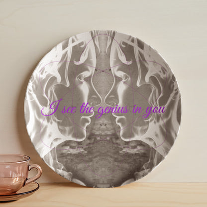 I See The Genius In You  10" Plate