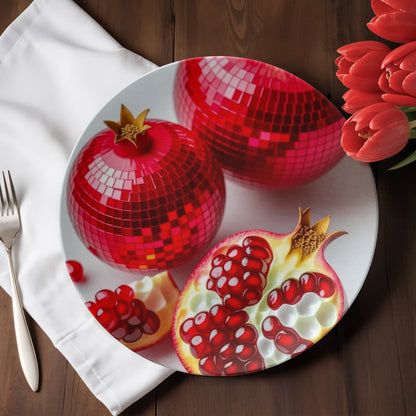 Disco Pomegranate 10" Plate