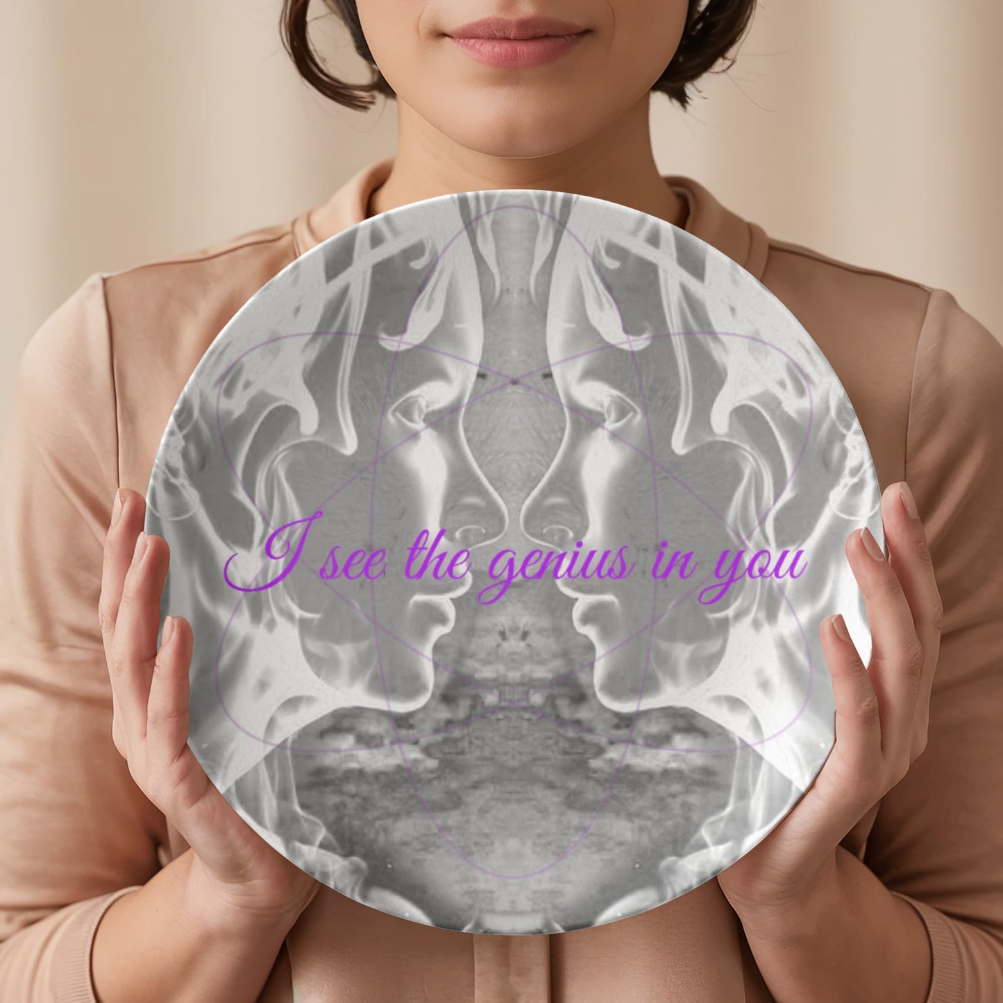 I See The Genius In You  10" Plate