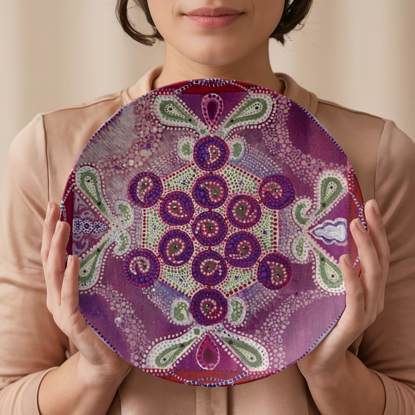 Fruit Of Life 10"Plate