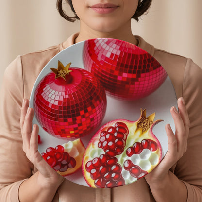 Disco Pomegranate 10" Plate