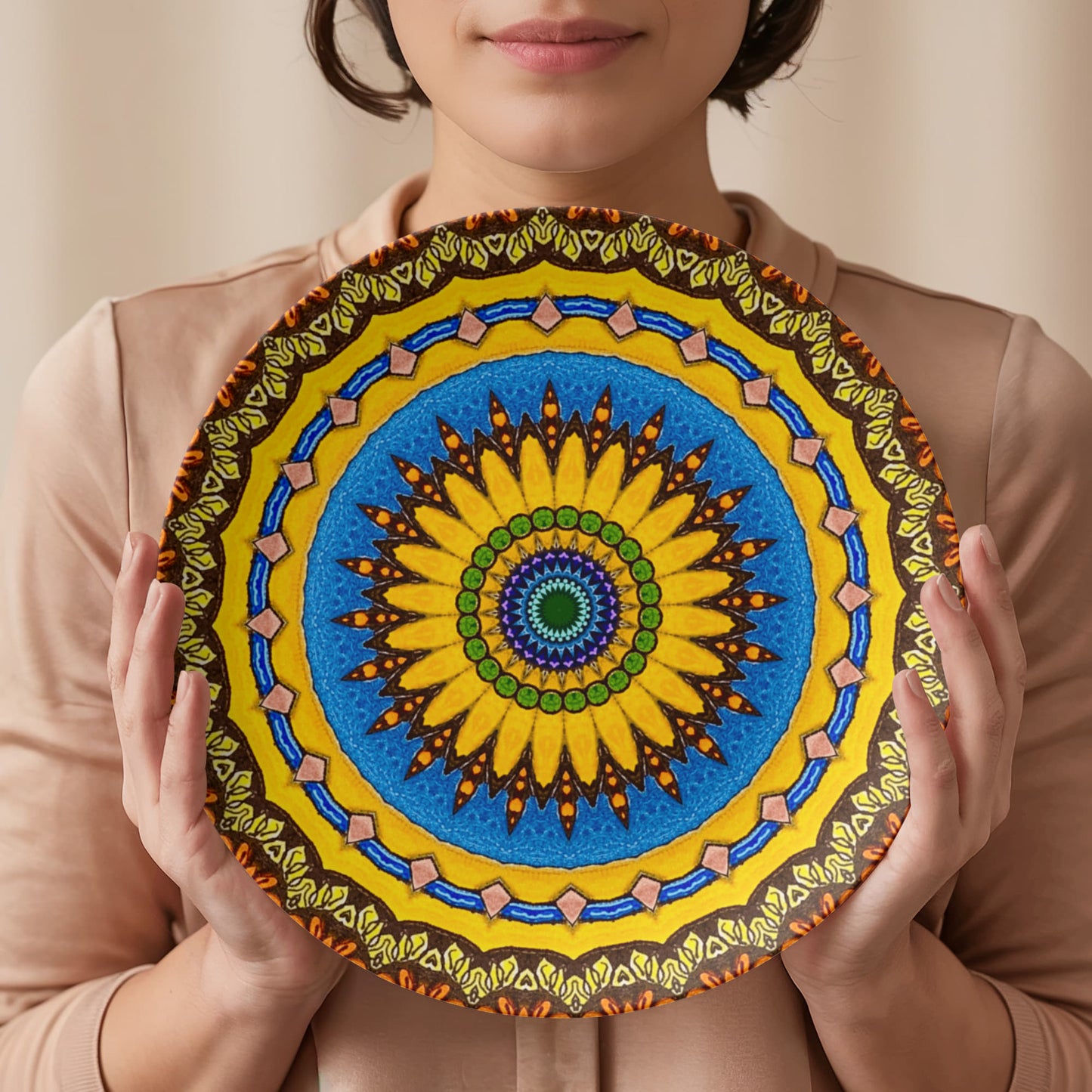 Joyful Mandala 10" Plate