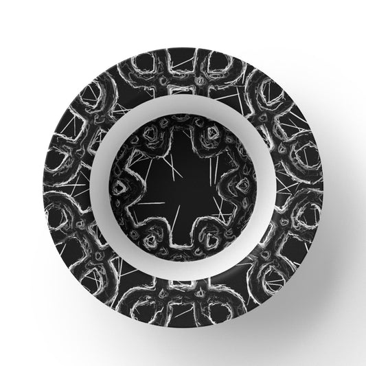 Black & White * 8.5" Bowl