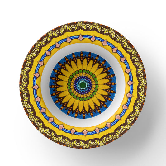 Joyful Mandala 8.5" Bowl