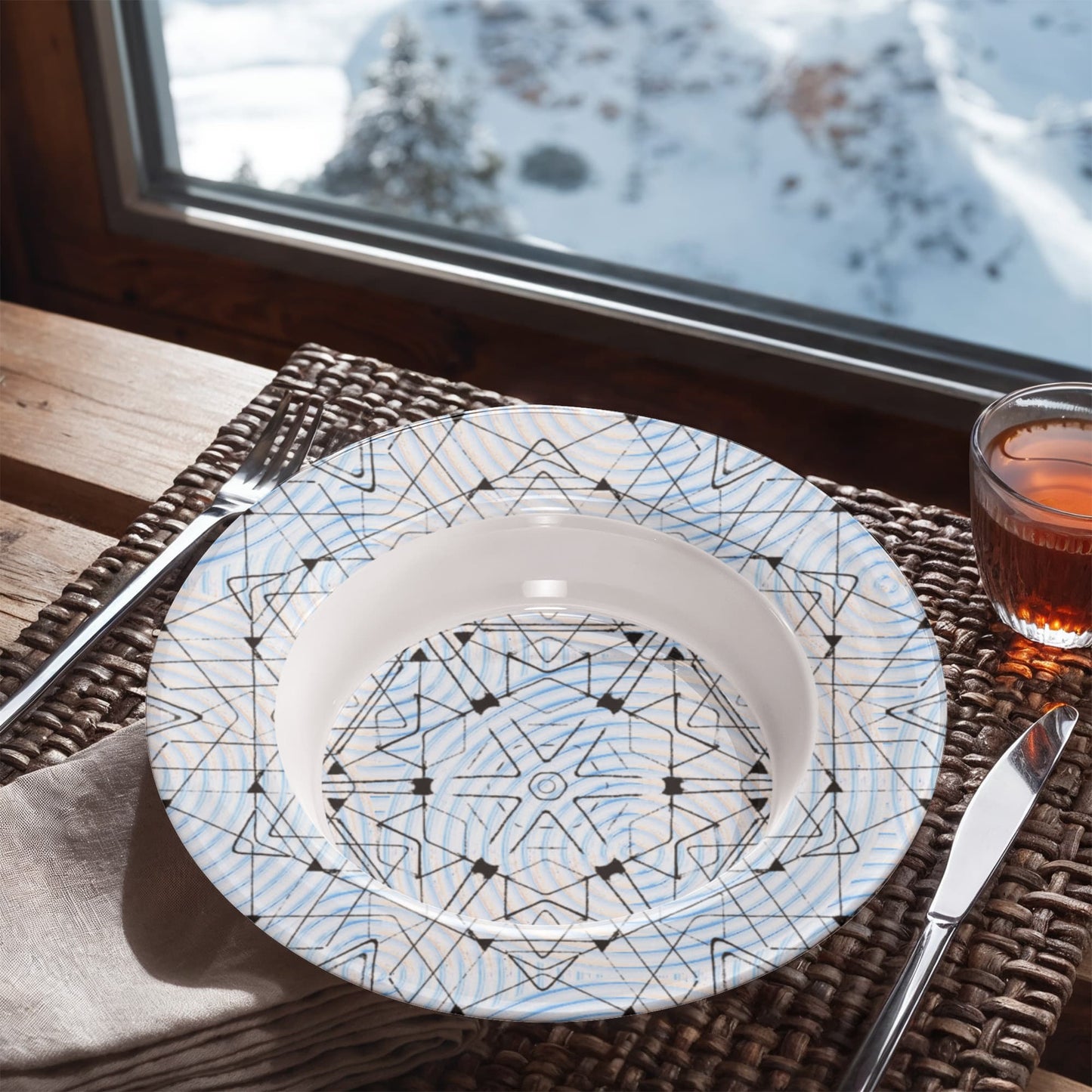Circuitry and Texture 8.5" Bowl