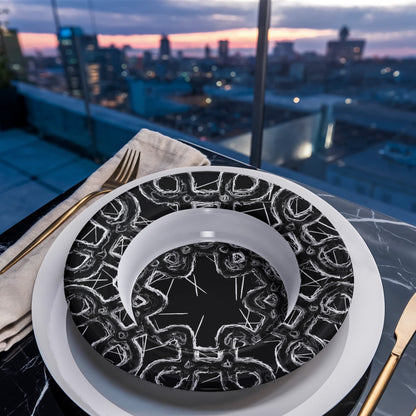 Black & White * 8.5" Bowl