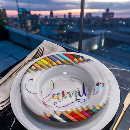 Colorful Family 8.5" Bowl