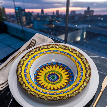 Joyful Mandala 8.5" Bowl