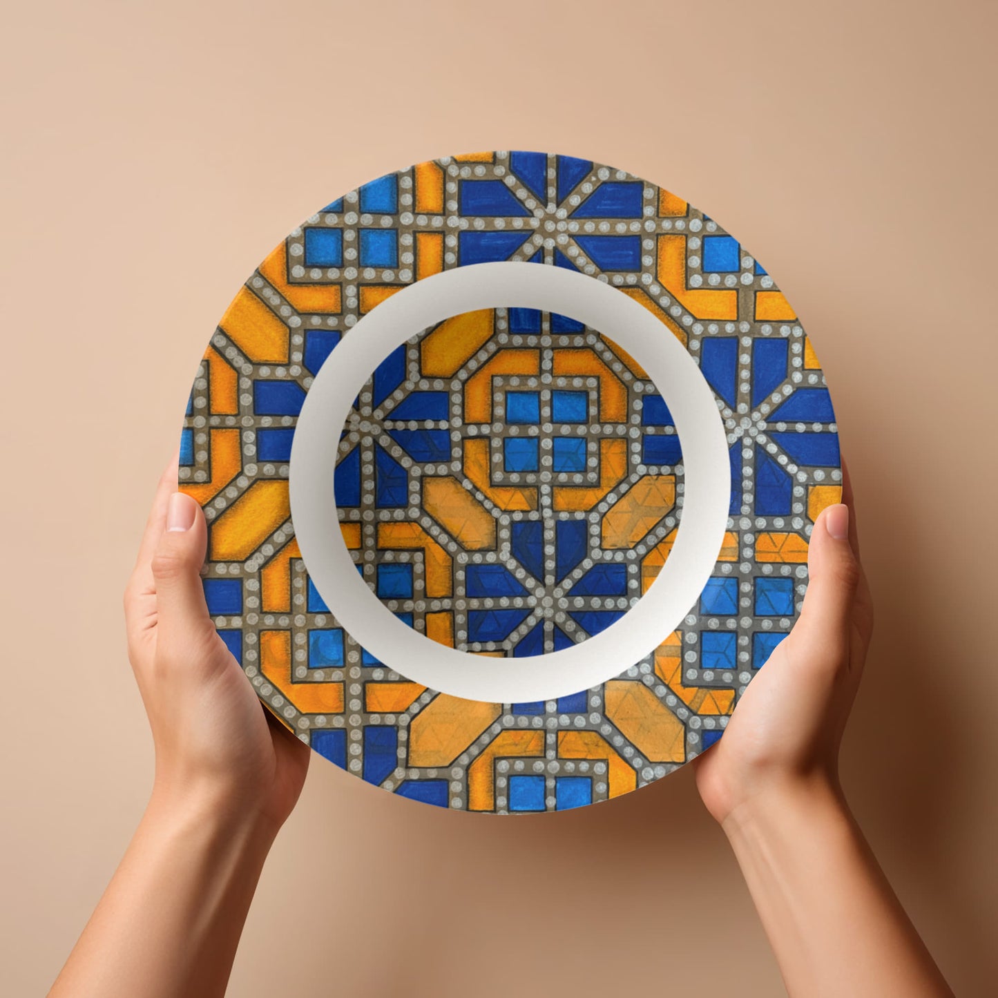 Mosaic Doodle 8.5" Bowl
