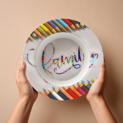 Colorful Family 8.5" Bowl