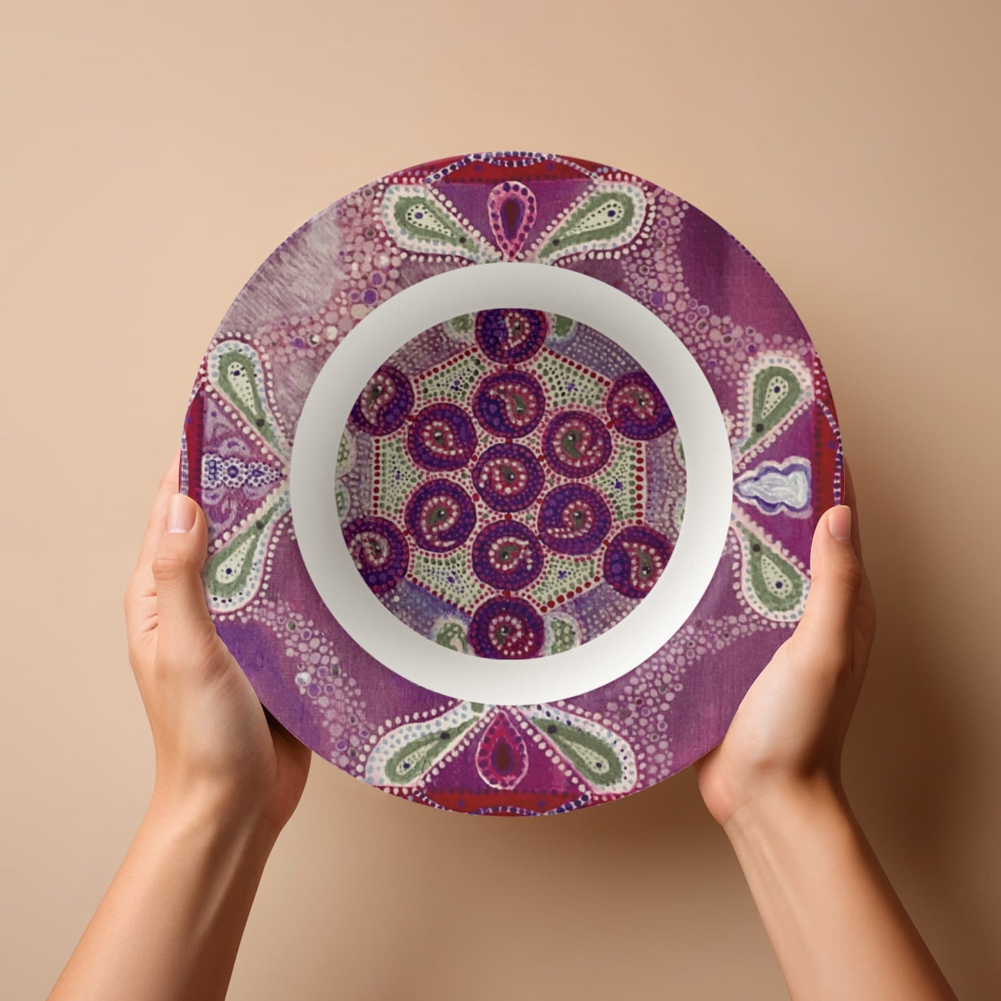 Fruit Of Life 8.5" Bowl