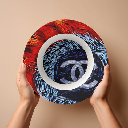 Chanel Feathers 8.5" Bowl