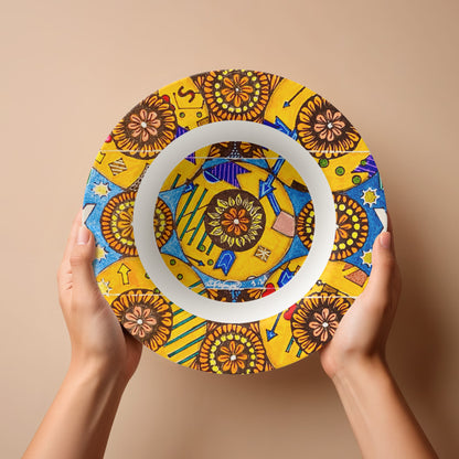 Flower Doodle 8.5" Bowl