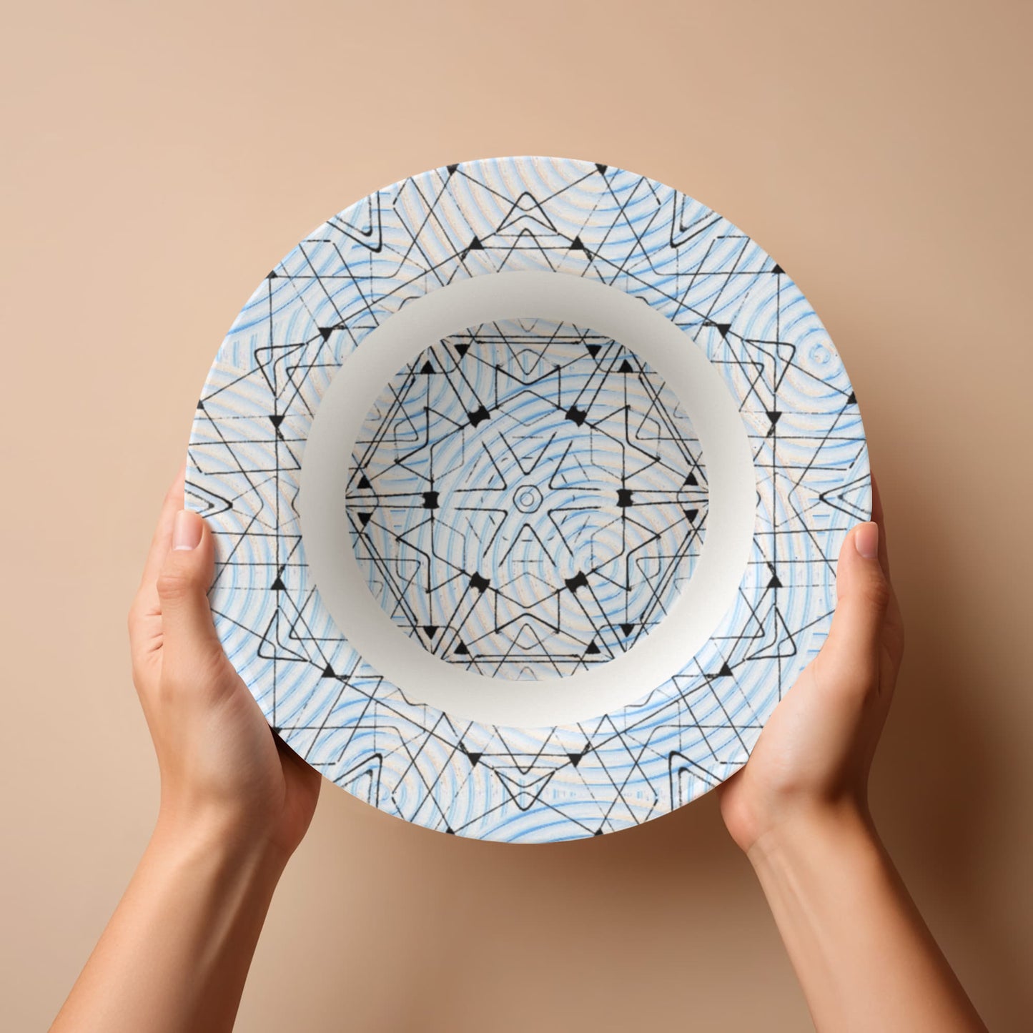 Circuitry and Texture 8.5" Bowl