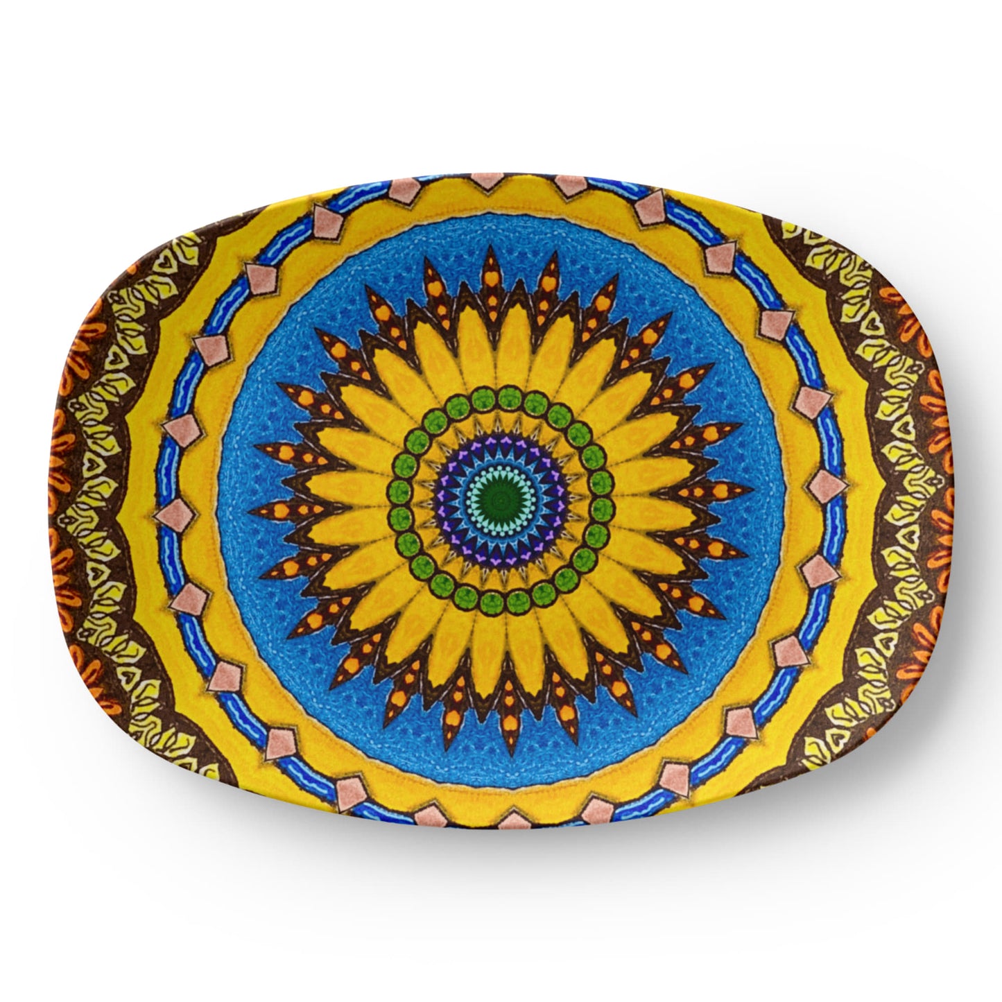 Joyful Mandala Platter