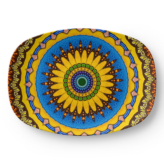 Joyful Mandala Platter