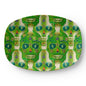 Green Machine Skull Doodle Platter