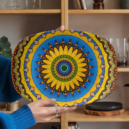 Joyful Mandala Platter