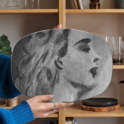 Woman Longing Platter