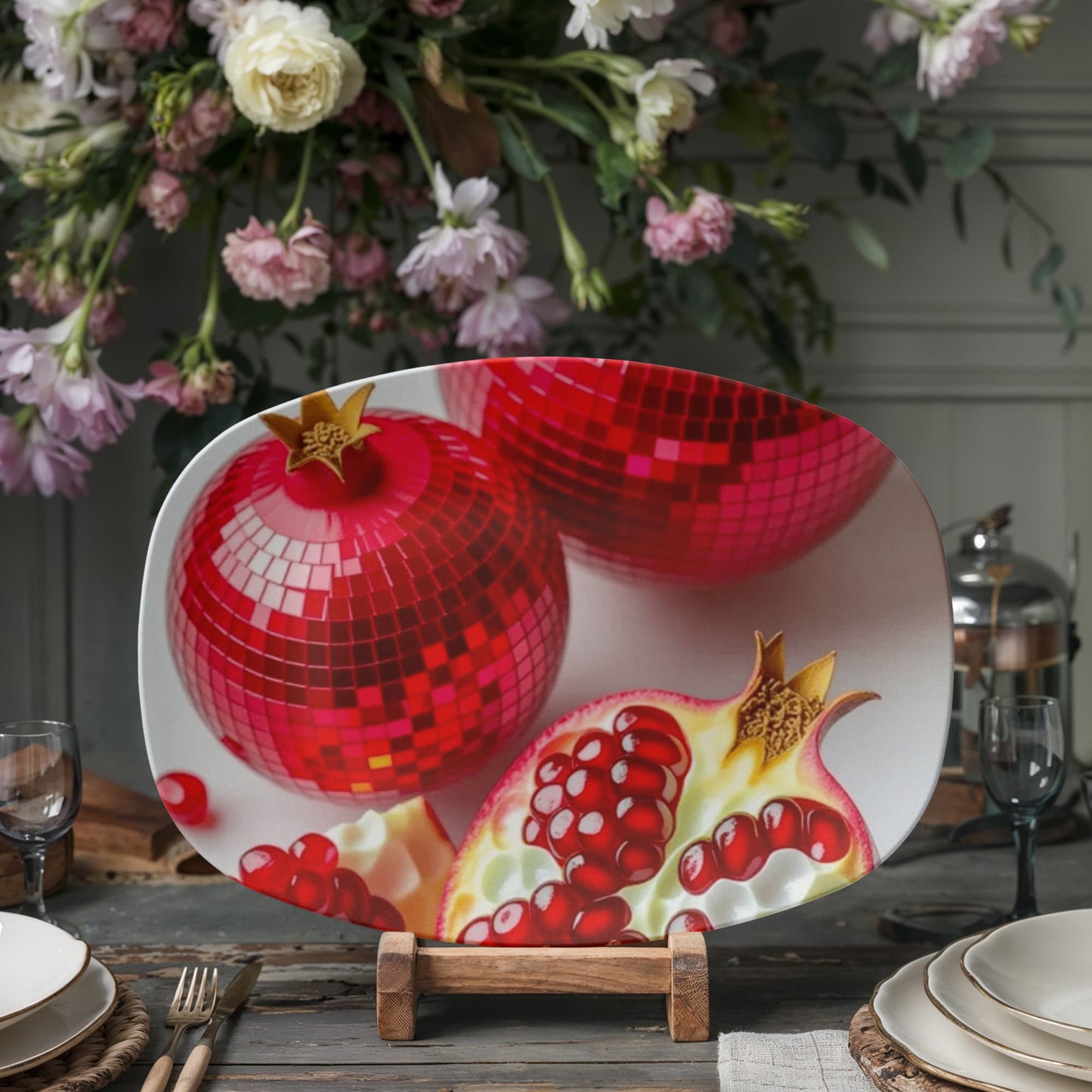 Disco Pomegranate Platter