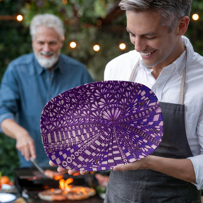 Purple Doodle Platter