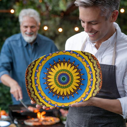 Joyful Mandala Platter