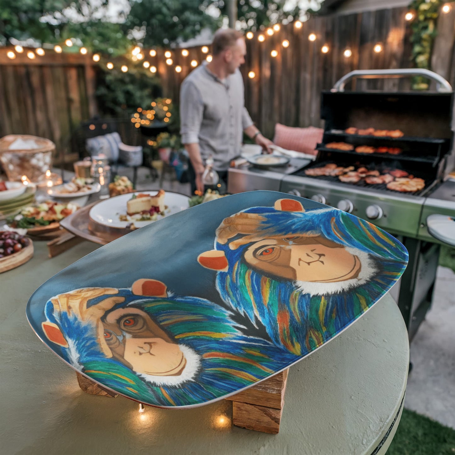 Monkeys In The Rain Platter