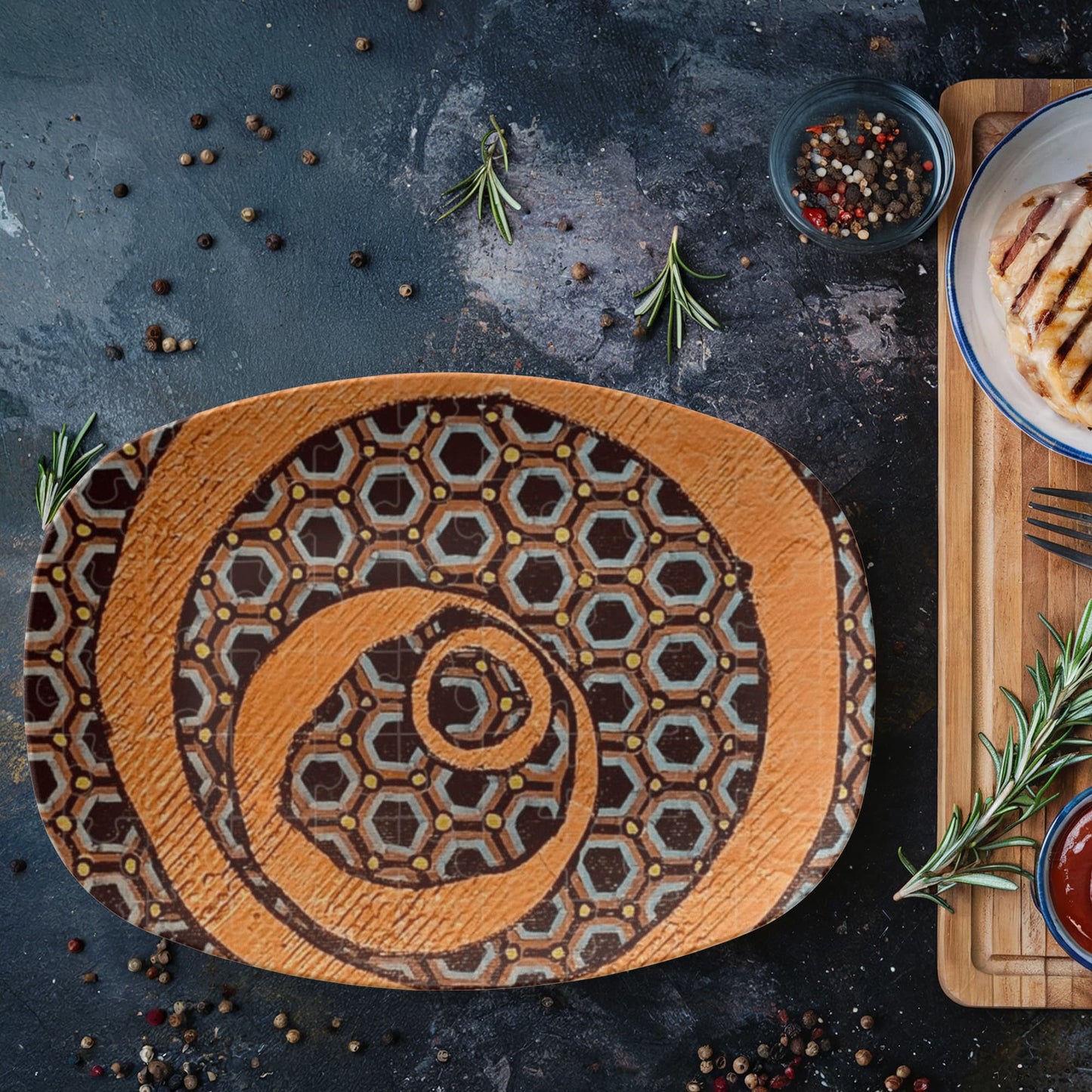 Pluto Retrograde Platter