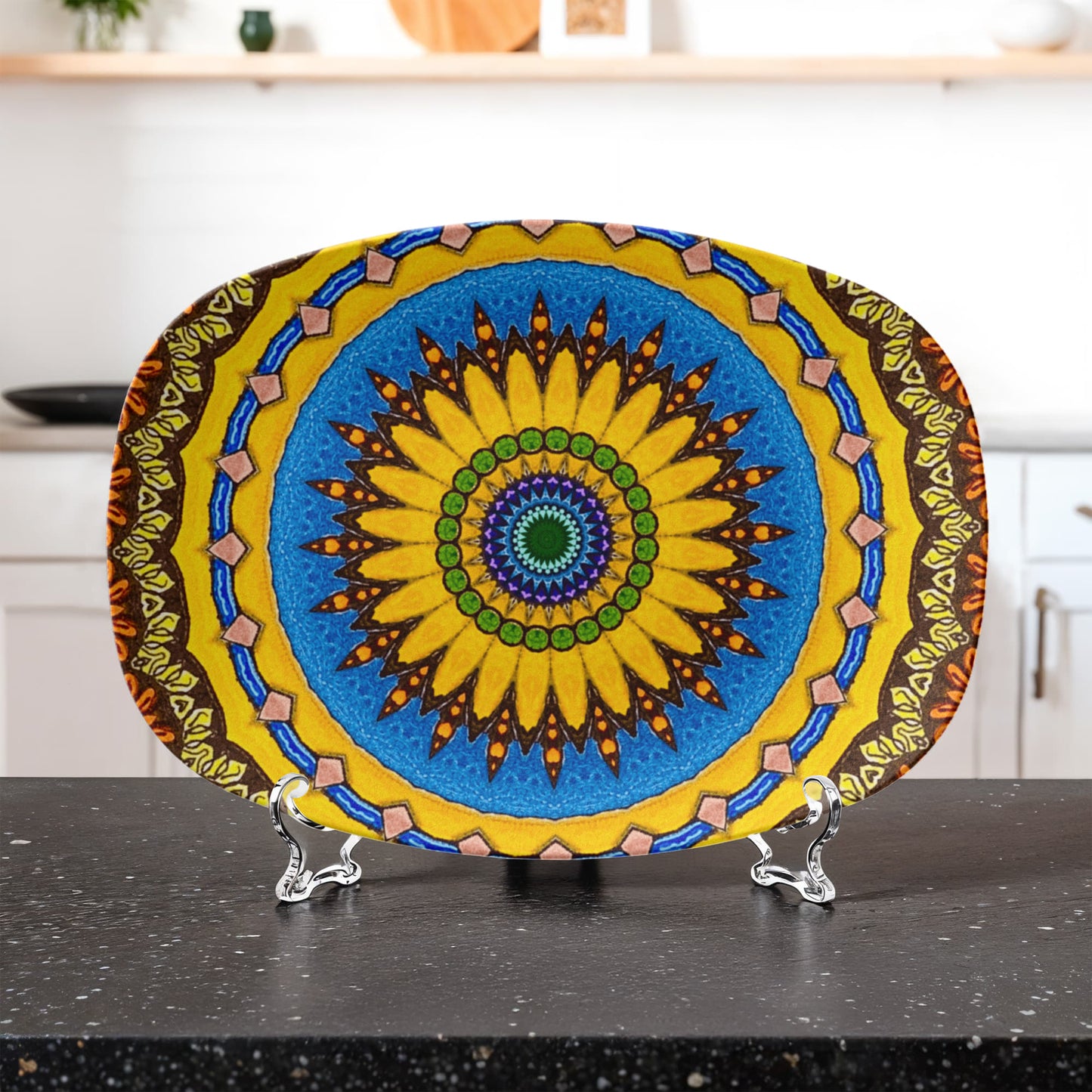 Joyful Mandala Platter